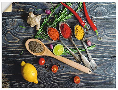 ARTland Wanddeko Wandtattoo selbstklebende Vinylfolie Querformat Küchenbilder Gewürze Essen Lebensmittel Chili Kräuter H9KD ARTland Wanddeko Wandtattoo selbstklebende Vinylfolie Querformat Küchenbilder Gewürze Essen Lebensmittel Chili Kräuter H9KD von ARTLAND