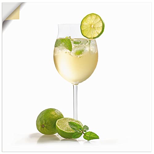 ARTland Wanddeko Wandtattoo selbstklebende Vinylfolie 50 x 50 cm Ernährung Genuss Getränke Cocktail Foto Grün Limette Minze Weinglas Hugo D1HF ARTland Wanddeko Wandtattoo selbstklebende Vinylfolie 50 x 50 cm Ernährung Genuss Getränke Cocktail Foto Grün Limette Minze Weinglas Hugo D1HF von ARTLAND