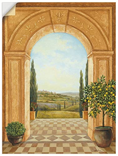 ARTland Wanddeko Wandtattoo selbstklebende Vinylfolie 60x80 cm Landschaften Fensterblick T5ZC von ARTLAND