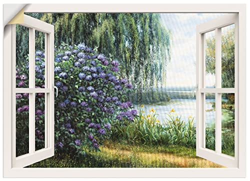 ARTland Wanddeko Wandtattoo selbstklebende Vinylfolie 70x50 cm Landschaften Fensterblick J4WF ARTland Wanddeko Wandtattoo selbstklebende Vinylfolie 70x50 cm Landschaften Fensterblick J4WF von ARTLAND
