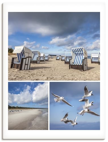 ARTLAND Wanddeko Leinwand Bilder Wandbild 30x40 cm Maritime Deko Ostsee Reise Strand Urlaub Träume vom Meer U5JC ARTLAND Wanddeko Leinwand Bilder Wandbild 30x40 cm Maritime Deko Ostsee Reise Strand Urlaub Träume vom Meer U5JC von ARTLAND
