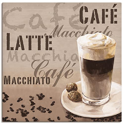 ARTLAND Wanddeko Leinwand Bilder Wandbild 40 x 40 cm Ernährung Genuss Getränke Kaffee Mixed Media Creme A5SZ Kaffee Latte Macchiato ARTLAND Wanddeko Leinwand Bilder Wandbild 40 x 40 cm Ernährung Genuss Getränke Kaffee Mixed Media Creme A5SZ Kaffee Latte Macchiato von ARTLAND