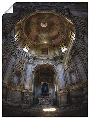 ARTLAND Wanddeko Poster & Kunstdrucke Wandposter 60 x 80 cm Architektur Ruinen Foto Lost Place Kirche Licht verlassene Orte Vintage T9SS ARTLAND Wanddeko Poster & Kunstdrucke Wandposter 60 x 80 cm Architektur Ruinen Foto Lost Place Kirche Licht verlassene Orte Vintage T9SS von ARTLAND