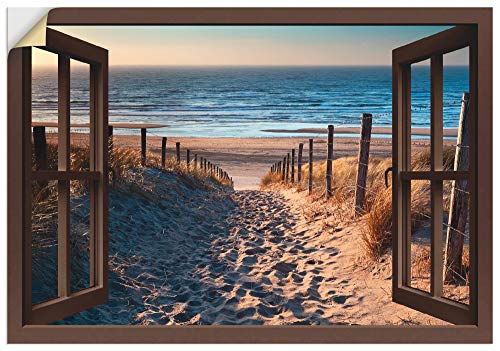 ARTland Wanddeko Wandtattoo selbstklebende Vinylfolie 70x50 cm Fensterblick Fenster Strand Düne Meer Maritim Landschaft Küste Natur T6BW ARTland Wanddeko Wandtattoo selbstklebende Vinylfolie 70x50 cm Fensterblick Fenster Strand Düne Meer Maritim Landschaft Küste Natur T6BW von ARTLAND
