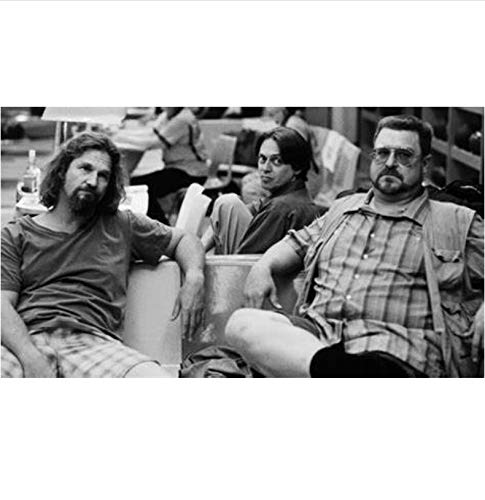 ARTMERLOD Poster und Drucke The Big Lebowski Leinwand Poster Wandkunst Bild für Wohnzimmer Home Decor Leinwand Malerei 50X70Cm No Frame von ARTMERLOD