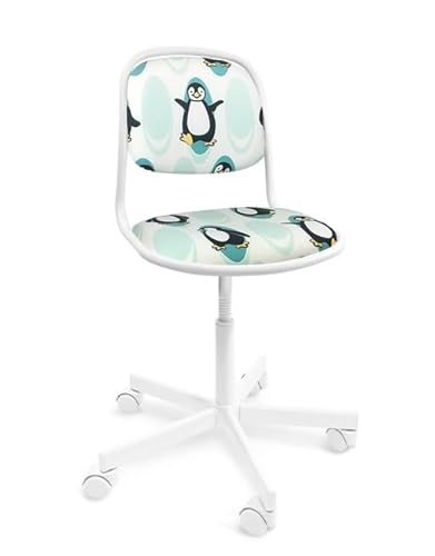 ARTOFIS Schreibtischstuhl mit Höhenverstellbar für Kinder - Ergonomischer Kinderschreibtischstuhl mit 5 Rollen, Drehbarer Jungendstuhl mit Rückenlehne, Pingu Motiv ARTOFIS Schreibtischstuhl mit Höhenverstellbar für Kinder - Ergonomischer Kinderschreibtischstuhl mit 5 Rollen, Drehbarer Jungendstuhl mit Rückenlehne, Pingu Motiv von ARTOFIS
