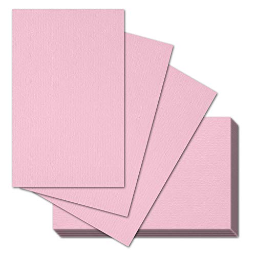 25x ARTOZ A7 Karten, ungefalzt - 6,6 x 10,3 cm - Kirschblüte (Rosa) - Mini-Kärtchen - 220 g/m² - Tischdeko, Tischkarten, Visitenkarten - Serie 1001 von ARTOZ
