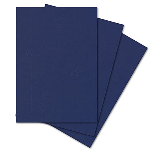 ARTOZ 15x Bastelpapier - Classic Blue - Blau - DIN A4 297 x 210 mm - 220 Gramm pro m² - Edle Egoutteur-Rippung - Hochwertiges Designpapier Urkundenpapier Bastelkarton ARTOZ 15x Bastelpapier - Classic Blue - Blau - DIN A4 297 x 210 mm - 220 Gramm pro m² - Edle Egoutteur-Rippung - Hochwertiges Designpapier Urkundenpapier Bastelkarton von ARTOZ