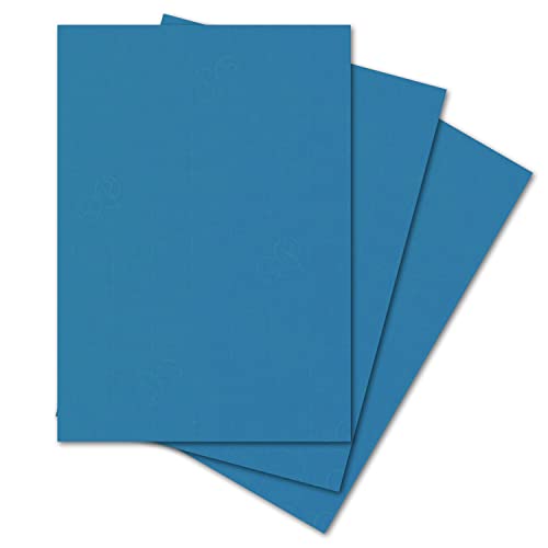ARTOZ 15x Bastelpapier - Petrolblau - DIN A4 297 x 210 mm - 220 Gramm pro m² - Edle Egoutteur-Rippung - Hochwertiges Designpapier Urkundenpapier Bastelkarton ARTOZ 15x Bastelpapier - Petrolblau - DIN A4 297 x 210 mm - 220 Gramm pro m² - Edle Egoutteur-Rippung - Hochwertiges Designpapier Urkundenpapier Bastelkarton von ARTOZ