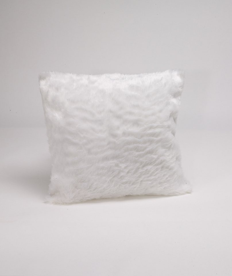 ARTRA Kissenhülle Kissen-Bezüge Maja weiß in Fellimitat 50x50 Artra Quadratisch ARTRA Kissenhülle Kissen-Bezüge Maja weiß in Fellimitat 50x50 Artra Quadratisch von ARTRA