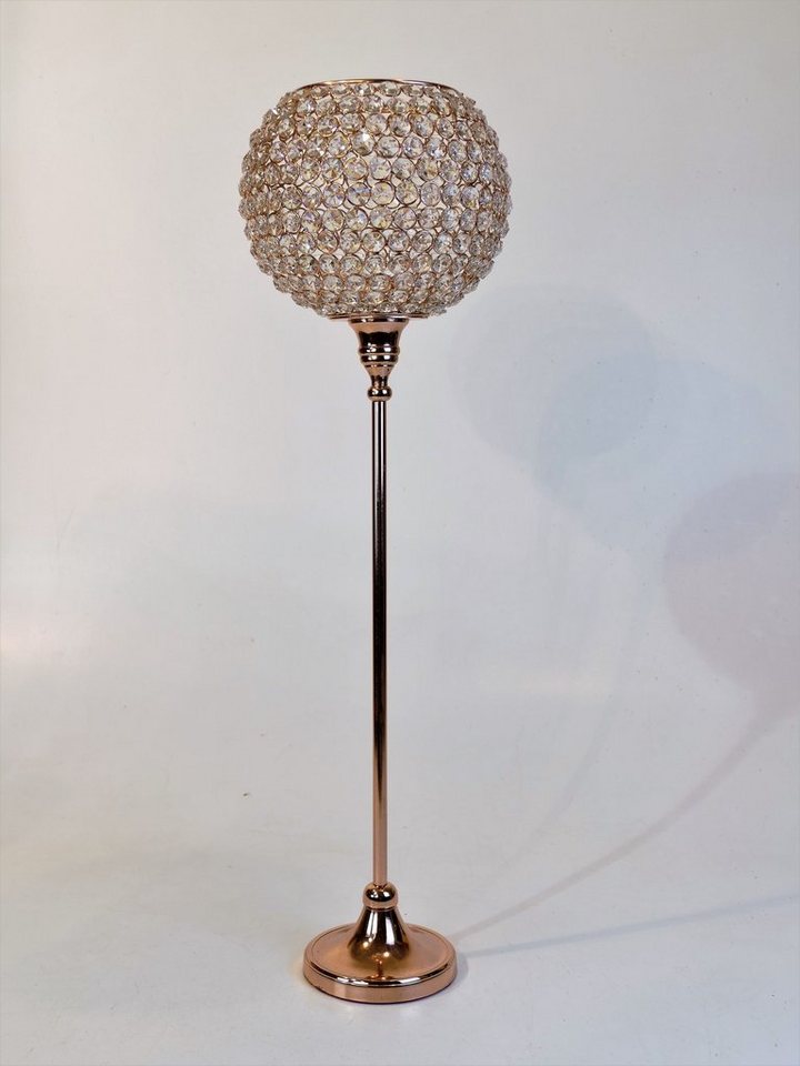 ARTRA Tischkerzenhalter Kristall Kerzenständer Marie XXL in KUPFER Teelichthalter Kerzenhalter (1 St) von ARTRA