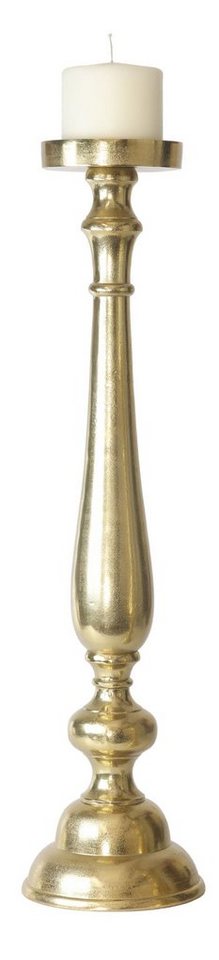 ARTRA Tischkerzenhalter Aluminium Stand Kerzenhalter Altarleuchter Kaya L Gold Kerzenständer (1 St) von ARTRA