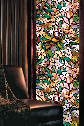 Artscape Fensterfolie, 61 x 92 cm (24 x 36 Zoll), Magnolien von ARTSCAPE