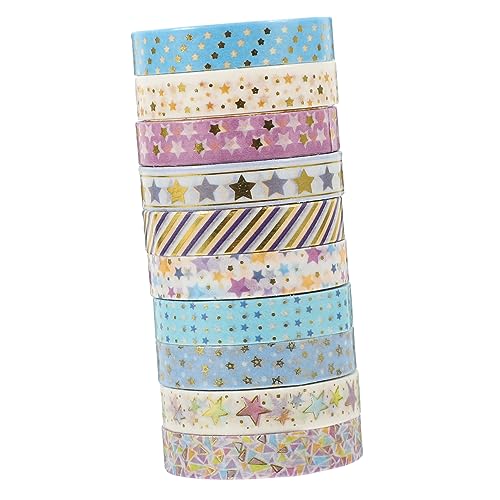 ARTSEWPLY 10 Rollen Dekoratives Washi Tape Set Goldfolie Blumenmuster Zufällige Designs für DIY Handwerk Scrapbooking Tagebuch und Geschenkverpackung ARTSEWPLY 10 Rollen Dekoratives Washi Tape Set Goldfolie Blumenmuster Zufällige Designs für DIY Handwerk Scrapbooking Tagebuch und Geschenkverpackung von ARTSEWPLY
