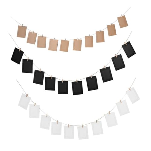 ARTSEWPLY 10 Stück Kraftpapier Bilderrahmen mit Schnur und Klammern DIY Hängende Fotowand Dekoration für Kreative Bastelprojekte und Fotos ARTSEWPLY 10 Stück Kraftpapier Bilderrahmen mit Schnur und Klammern DIY Hängende Fotowand Dekoration für Kreative Bastelprojekte und Fotos von ARTSEWPLY