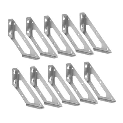 ARTSEWPLY 10 Stück Multifunktionaler Edelstahl Winkelverbinder Eckverbinder Möbel Regalhalter Winkelhalter für Schränke Küchenhängeschränke Stabil und Langlebig ARTSEWPLY 10 Stück Multifunktionaler Edelstahl Winkelverbinder Eckverbinder Möbel Regalhalter Winkelhalter für Schränke Küchenhängeschränke Stabil und Langlebig von ARTSEWPLY