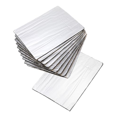 ARTSEWPLY 10 Stück Teiliges Autolärm Dämmmatte aus Schalldämmung Hitzeschutz Kfz Motorhaube Isoliermatte Langlebig und Geräuschreduzierend ARTSEWPLY 10 Stück Teiliges Autolärm Dämmmatte aus Schalldämmung Hitzeschutz Kfz Motorhaube Isoliermatte Langlebig und Geräuschreduzierend von ARTSEWPLY