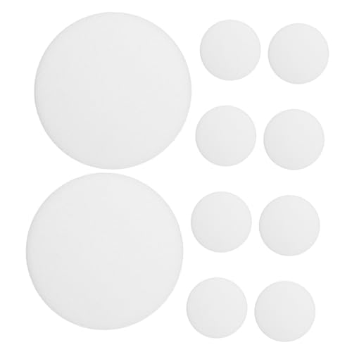 ARTSEWPLY 10 Stück Teiliges Blend Deckenlampen Runde Diffusor Abdeckungen Blendfreie LED Lichtschirme für Büro und Zuhause Einfache Montage Passend für Deckenleuchten von ARTSEWPLY