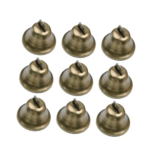 ARTSEWPLY 10 Stück Teiliges Bronze Glöckchen zum Basteln Leichte DIY Handglocken für Weihnachtsdeko Party Restaurantservice und Festliche Atmosphäre ARTSEWPLY 10 Stück Teiliges Bronze Glöckchen zum Basteln Leichte DIY Handglocken für Weihnachtsdeko Party Restaurantservice und Festliche Atmosphäre von ARTSEWPLY