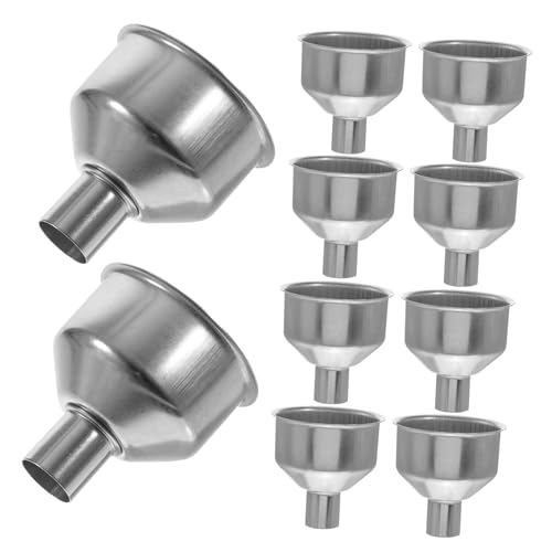 ARTSEWPLY 10 Stück Teiliges Edelstahl Mini Trichter Kleiner Einfülltrichter für Flüssigkeiten Langlebig Leicht und Kompakt für Küchen Öl Einmachgläser und Haushalt Rostfrei Vielseitig ARTSEWPLY 10 Stück Teiliges Edelstahl Mini Trichter Kleiner Einfülltrichter für Flüssigkeiten Langlebig Leicht und Kompakt für Küchen Öl Einmachgläser und Haushalt Rostfrei Vielseitig von ARTSEWPLY