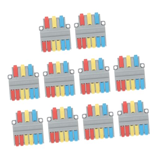 ARTSEWPLY 10 Stück Teiliges Hebel Kabelverbinder Quick Splice Steckklemmen Kunststoffgehäuse Hitzebeständig für Elektroinstallation und Hausgeräte Verkabelung ARTSEWPLY 10 Stück Teiliges Hebel Kabelverbinder Quick Splice Steckklemmen Kunststoffgehäuse Hitzebeständig für Elektroinstallation und Hausgeräte Verkabelung von ARTSEWPLY