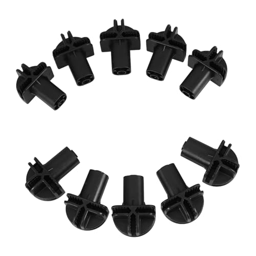 ARTSEWPLY 10 Stück Teiliges Kunststoff verbindungsstücke mit Universellen Cube connectors für Katzenkäfige und Kleiderschränke Flexibel und Beweglich Schwarz von ARTSEWPLY