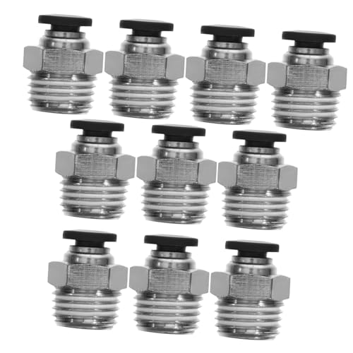 ARTSEWPLY 10 Stück Teiliges Push in Schnellkupplungen Npt Pneumatische Luftleitungsanschlüsse für Druckluftwerkzeuge Vielseitige Robuste Schnellverbinder für Industrielle Anwendungen ARTSEWPLY 10 Stück Teiliges Push in Schnellkupplungen Npt Pneumatische Luftleitungsanschlüsse für Druckluftwerkzeuge Vielseitige Robuste Schnellverbinder für Industrielle Anwendungen von ARTSEWPLY
