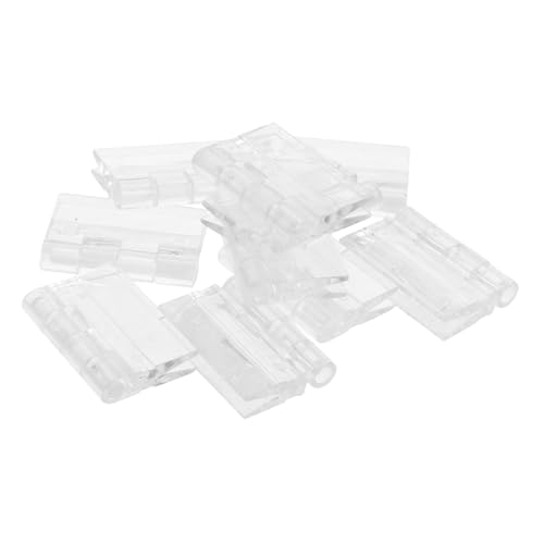 ARTSEWPLY 10 Stück Transparente Acrylscharnier Faltbares Klappscharnier aus Robustem Acryl für Schranktüren und Glasvitrinen Stabiler für Möbel und Boxen ARTSEWPLY 10 Stück Transparente Acrylscharnier Faltbares Klappscharnier aus Robustem Acryl für Schranktüren und Glasvitrinen Stabiler für Möbel und Boxen von ARTSEWPLY