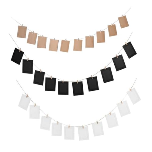 ARTSEWPLY 10 Stück Weiße Papier Fotorahmen aus Kraftkarton mit Clips und Schnur zum Aufhängen DIY Bilderrahmen für Kreative Wanddekoration und Foto Präsentation ARTSEWPLY 10 Stück Weiße Papier Fotorahmen aus Kraftkarton mit Clips und Schnur zum Aufhängen DIY Bilderrahmen für Kreative Wanddekoration und Foto Präsentation von ARTSEWPLY
