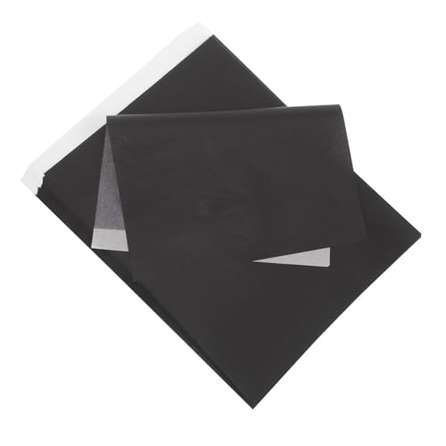 ARTSEWPLY 100 Blatt Schwarzes Transfer kohlepapier Langlebiges Durchschlagpapier für Nachzeichnen Holz Metall DIY Bastelprojekte geeignet für Büro und Zuhause von ARTSEWPLY