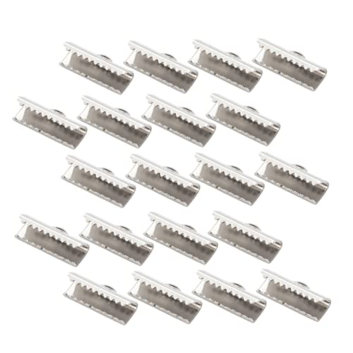 ARTSEWPLY 100 Stück Bandklemmen für Schmuckherstellung Langlebige und Rostfreie Crimp Endstücke für DIY Armbänder und Bastelprojekte von ARTSEWPLY