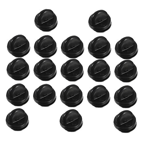 ARTSEWPLY 100 Stück Clutch Pin Back für Broschen Leichte Kunststoff Pin Rückseiten für Anstecknadeln Abzeichen Namensschilder für und DIY Projekte von ARTSEWPLY