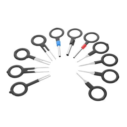 ARTSEWPLY 11 Stück Teiliges Auspinnwerkzeug Kfz Präziser Terminal entriegler Elektrisches Pin entfernungswerkzeug für Schnelle Reparatur von Fahrzeugkabeln ARTSEWPLY 11 Stück Teiliges Auspinnwerkzeug Kfz Präziser Terminal entriegler Elektrisches Pin entfernungswerkzeug für Schnelle Reparatur von Fahrzeugkabeln von ARTSEWPLY