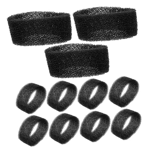 ARTSEWPLY 12 Stück Teiliges Pet Fountain Schwammschicht Filter Schwarz Edelstahl Kompatibel Trinkbrunnen Zubehör für Hunde und Katzen Sicherer Einfach zu Installierender Wasserfilter für von ARTSEWPLY