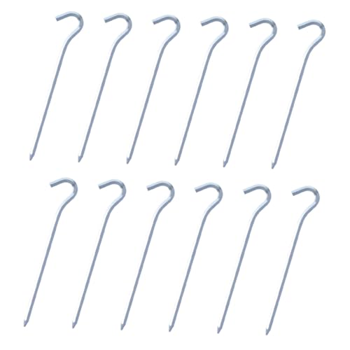 ARTSEWPLY 12 Stück Teiliges Zelt Heringe aus Aluminium Hohe Stabilität Fragezeichen Form Robuste Erdnägel für Campingzelte Geeignet für Outdoor Markisen und Pavillons Silberfarbene ARTSEWPLY 12 Stück Teiliges Zelt Heringe aus Aluminium Hohe Stabilität Fragezeichen Form Robuste Erdnägel für Campingzelte Geeignet für Outdoor Markisen und Pavillons Silberfarbene von ARTSEWPLY