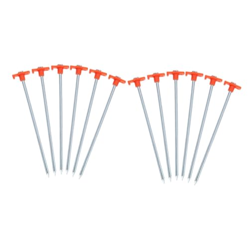 ARTSEWPLY 12 Stück Teiliges Zeltheringe aus Verstärktem Stahl Windfeste ERD Strandnägel für Camping Outdoor Strand und Weichen Boden Extra Lang und Robust für Stabile Zeltbefestigung ARTSEWPLY 12 Stück Teiliges Zeltheringe aus Verstärktem Stahl Windfeste ERD Strandnägel für Camping Outdoor Strand und Weichen Boden Extra Lang und Robust für Stabile Zeltbefestigung von ARTSEWPLY