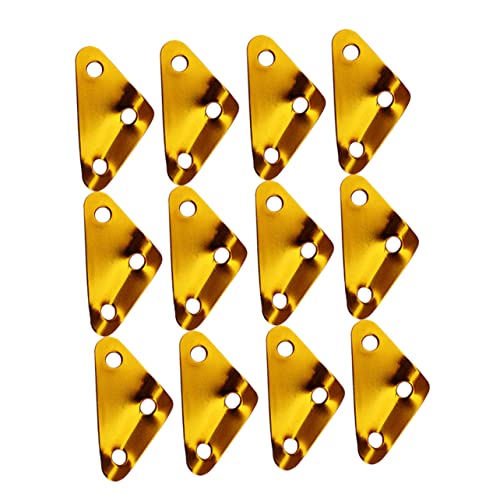 ARTSEWPLY 12 Stück Zelthimmel Vorhang Ziehschnalle Plane Pflicht Haken Kabel Camping Zubehör Zeltspanner Camping-windseilschnalle Zeltseile Spanner Campingvorräte Zelt Windschnalle Golden von ARTSEWPLY