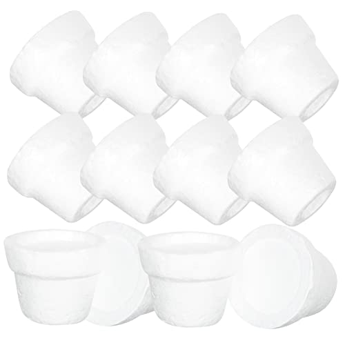 ARTSEWPLY 12stücke Schaumstoff-Basis Für Blumenarrangements DIY Junge Mädchen Bastelbedarf Runde Blumenvase Sichere Und Kreative Bastelmaterialien Für Gartenarbeiten Und Schulprojekte von ARTSEWPLY