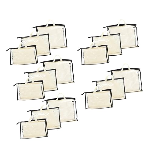 ARTSEWPLY 15 Stück Teiliges Transparente Hängende Handtaschen Aufbewahrungsbeutel mit Großem Fassungsvermögen Staubdicht Atmungsaktiv Platzsparend für Kleiderschrank Tür Regale Geeignet ARTSEWPLY 15 Stück Teiliges Transparente Hängende Handtaschen Aufbewahrungsbeutel mit Großem Fassungsvermögen Staubdicht Atmungsaktiv Platzsparend für Kleiderschrank Tür Regale Geeignet von ARTSEWPLY