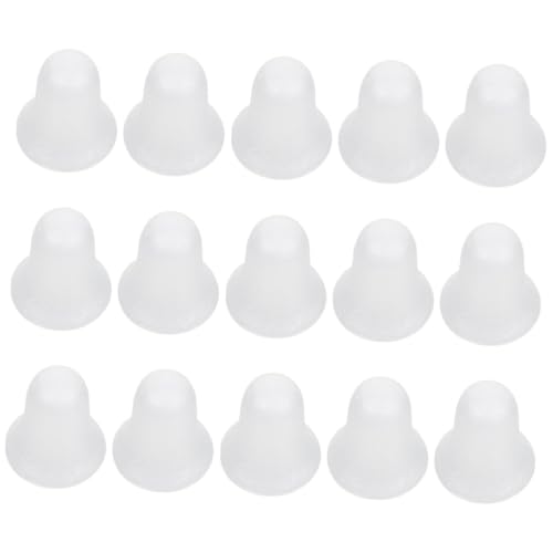 ARTSEWPLY 15 Stück Teiliges Weiße Schaumstoff Glocken DIY Weihnachtsbaumschmuck zum Bemalen Leichte Glatte Weihnachtsdekoration für Fenster Tür Kinderbastelprojekte Festliche Partygestaltung von ARTSEWPLY