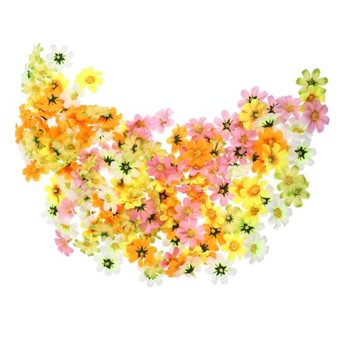ARTSEWPLY 150stücke Mini-kunstblumenköpfe Bunte Daisy Köpfe Künstliche Blumenköpfe Zum Basteln Für Hochzeitsdekor Und DIY Dekoration von ARTSEWPLY