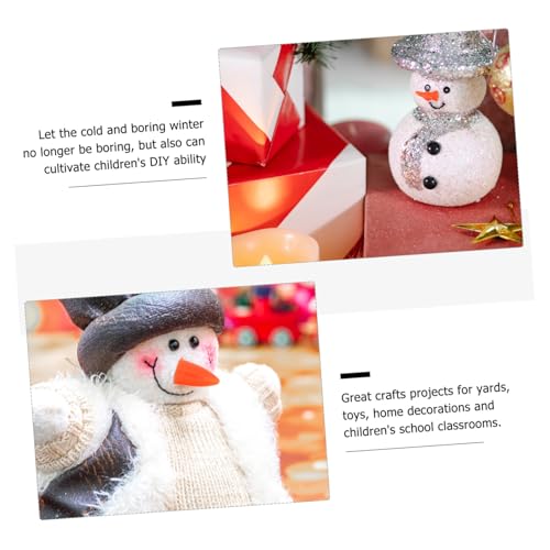 ARTSEWPLY 160 Stück Schneemann Nasen Bastelset Kunststoff DIY Weihnachtsdeko Zubehör für Eltern Handwerksprojekte Winter Schneemann Material ARTSEWPLY 160 Stück Schneemann Nasen Bastelset Kunststoff DIY Weihnachtsdeko Zubehör für Eltern Handwerksprojekte Winter Schneemann Material von ARTSEWPLY