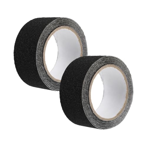 ARTSEWPLY 2 Rollen Antirutsch Klebeband Schwarz Rutschfestes Wasserdichtes Pvc sicherheitsband für Treppen Innen Außen Selbstklebend Strapazierfähig Rutschhemmend für Leitern ARTSEWPLY 2 Rollen Antirutsch Klebeband Schwarz Rutschfestes Wasserdichtes Pvc sicherheitsband für Treppen Innen Außen Selbstklebend Strapazierfähig Rutschhemmend für Leitern von ARTSEWPLY