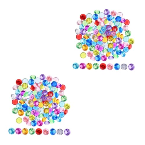 ARTSEWPLY 2 Sätze Bunte Kunststoff Diamanten Deko Steine Zum Basteln Party Tisch Schmuck Vase Füller DIY Hochzeit Banquet Dekoration 100 Stück * 2 ARTSEWPLY 2 Sätze Bunte Kunststoff Diamanten Deko Steine Zum Basteln Party Tisch Schmuck Vase Füller DIY Hochzeit Banquet Dekoration 100 Stück * 2 von ARTSEWPLY