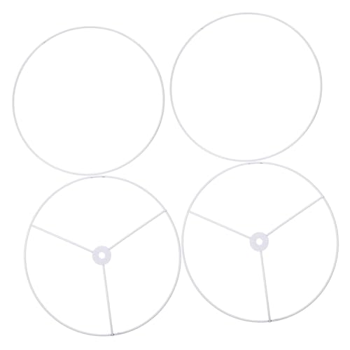 ARTSEWPLY 2 Sätze Lampenschirm Ring Metallrahmen DIY Lampenschirm Halterung für Tischlampe und Kronleuchter Einfache Montage Robuste Drahtkonstruktion von ARTSEWPLY