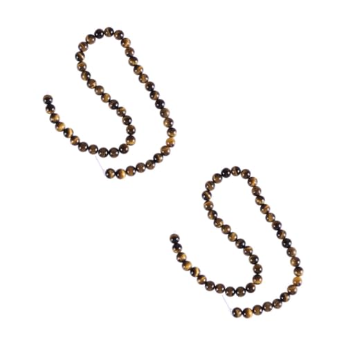 ARTSEWPLY 2 Saiten Natürliche Tigerauge Perlen Glatt Stränge pro Strang Facettierte Steinperlen für DIY Armbänder Schmuckherstellung Dekorative Schmuckperlen Spacer Perlen ARTSEWPLY 2 Saiten Natürliche Tigerauge Perlen Glatt Stränge pro Strang Facettierte Steinperlen für DIY Armbänder Schmuckherstellung Dekorative Schmuckperlen Spacer Perlen von ARTSEWPLY