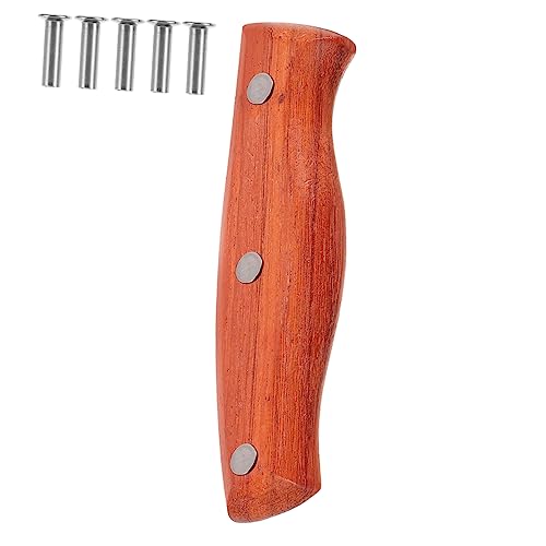 ARTSEWPLY 2 Stck. Küchenmesser Holzgriff Ersatz Teiliges aus Massivem Holz Komfortabler Griff Struktur Langlebig Geeignet für Messerreparatur und DIY Messerherstellung von ARTSEWPLY