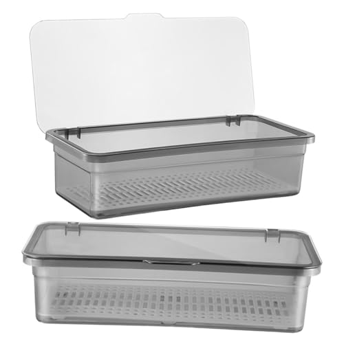 ARTSEWPLY 2 Stück Abtropfender Besteckhalter Multifunktionale Aufbewahrungsbox für Essstäbchen Löffel und Gabeln Küchenutensilien Organizer aus Langlebigem Kunststoff Wiederverwendbar ARTSEWPLY 2 Stück Abtropfender Besteckhalter Multifunktionale Aufbewahrungsbox für Essstäbchen Löffel und Gabeln Küchenutensilien Organizer aus Langlebigem Kunststoff Wiederverwendbar von ARTSEWPLY