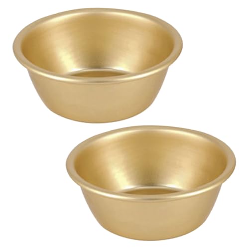 ARTSEWPLY 2 Stück Aluminium Koreanische Reiswein Schale Multifunktionale Leichte Camping und Partyschüssel Für Suppen Reis Sake und Snacks Robuste Servierschale Für Outdoor und von ARTSEWPLY