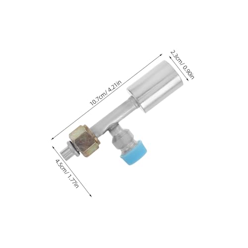 ARTSEWPLY 2 Stück Aluminium Kühlschlauch Adapter mit Druckventil Abnehmbarer Auto Klimaanlagen Schlauchverbinder Dicht Langlebig Kompatibel mit Vielfältigen Kompressoren Einfache Wartung ARTSEWPLY 2 Stück Aluminium Kühlschlauch Adapter mit Druckventil Abnehmbarer Auto Klimaanlagen Schlauchverbinder Dicht Langlebig Kompatibel mit Vielfältigen Kompressoren Einfache Wartung von ARTSEWPLY